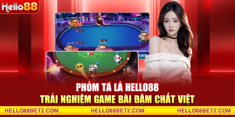 Phỏm Tá Lả Hello88 - Trải nghiệm game bài đậm chất Việt